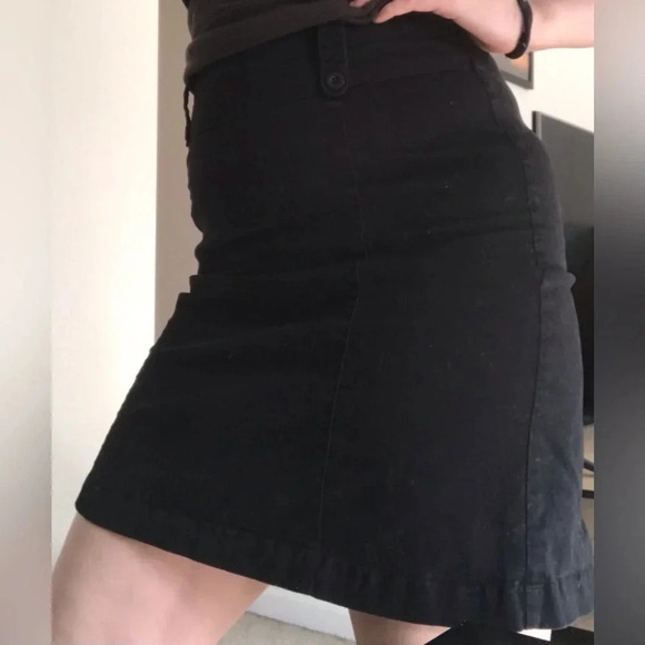 Aventura Organic Cotton Skirt Size 4 Black - Picture 1 of 5